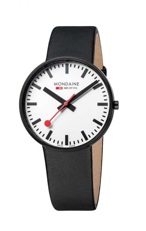 Mondaine giant black and white